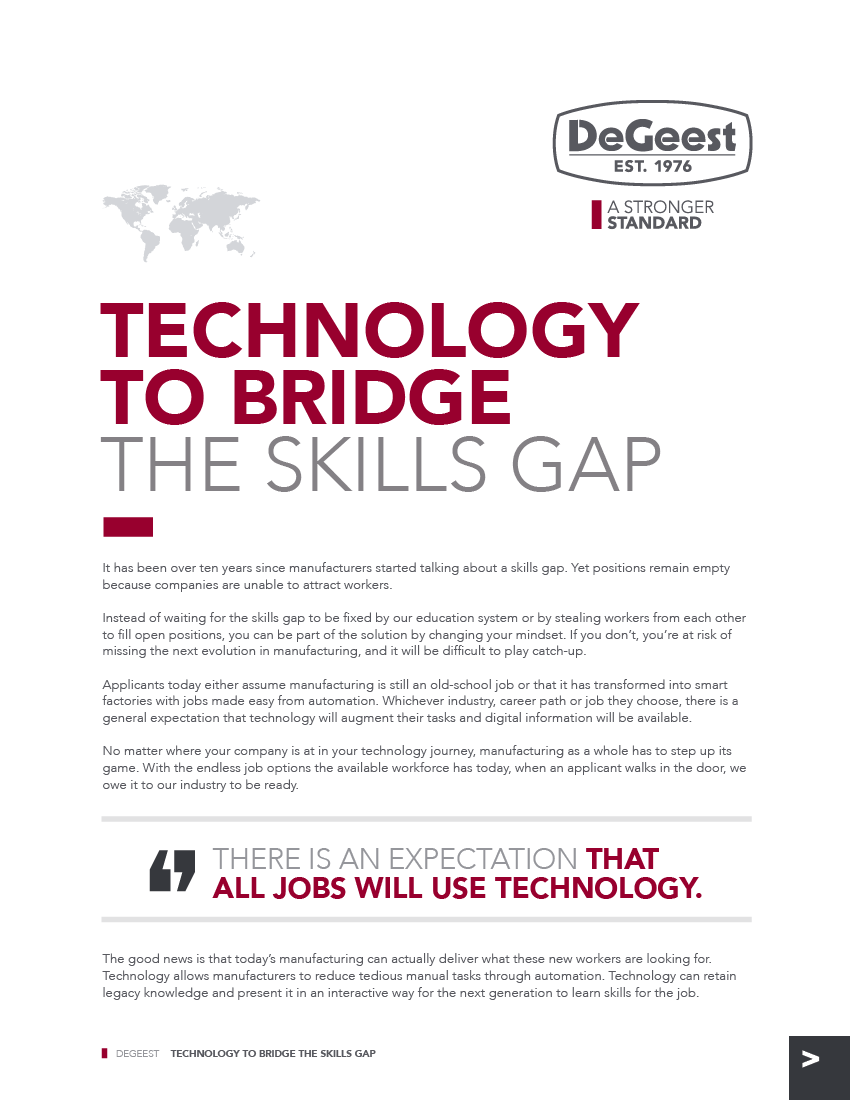 DeGeest Technology Gap Thought Paper