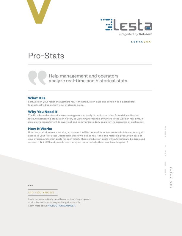 Pro Stats Product Sheet thumbnail