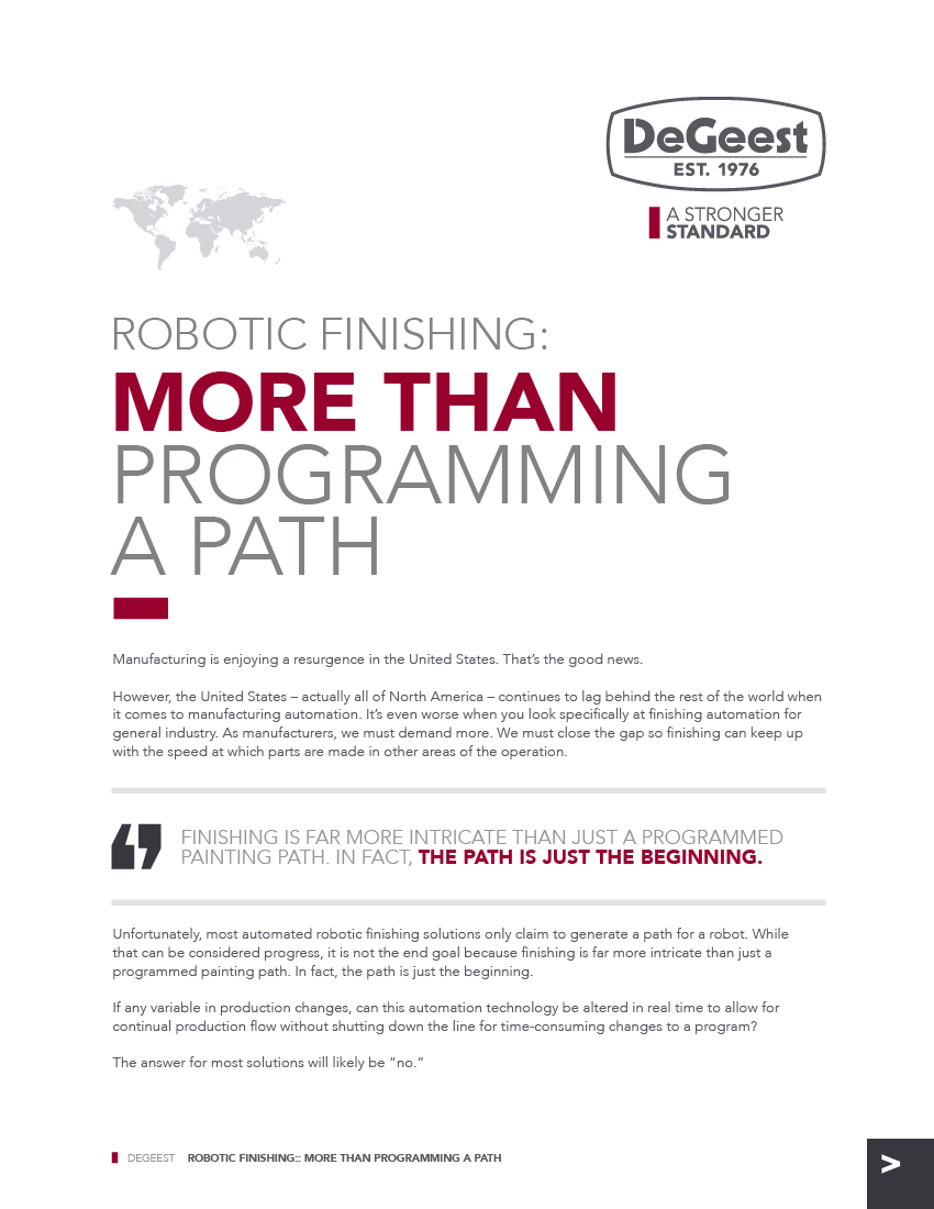 more than programming a path