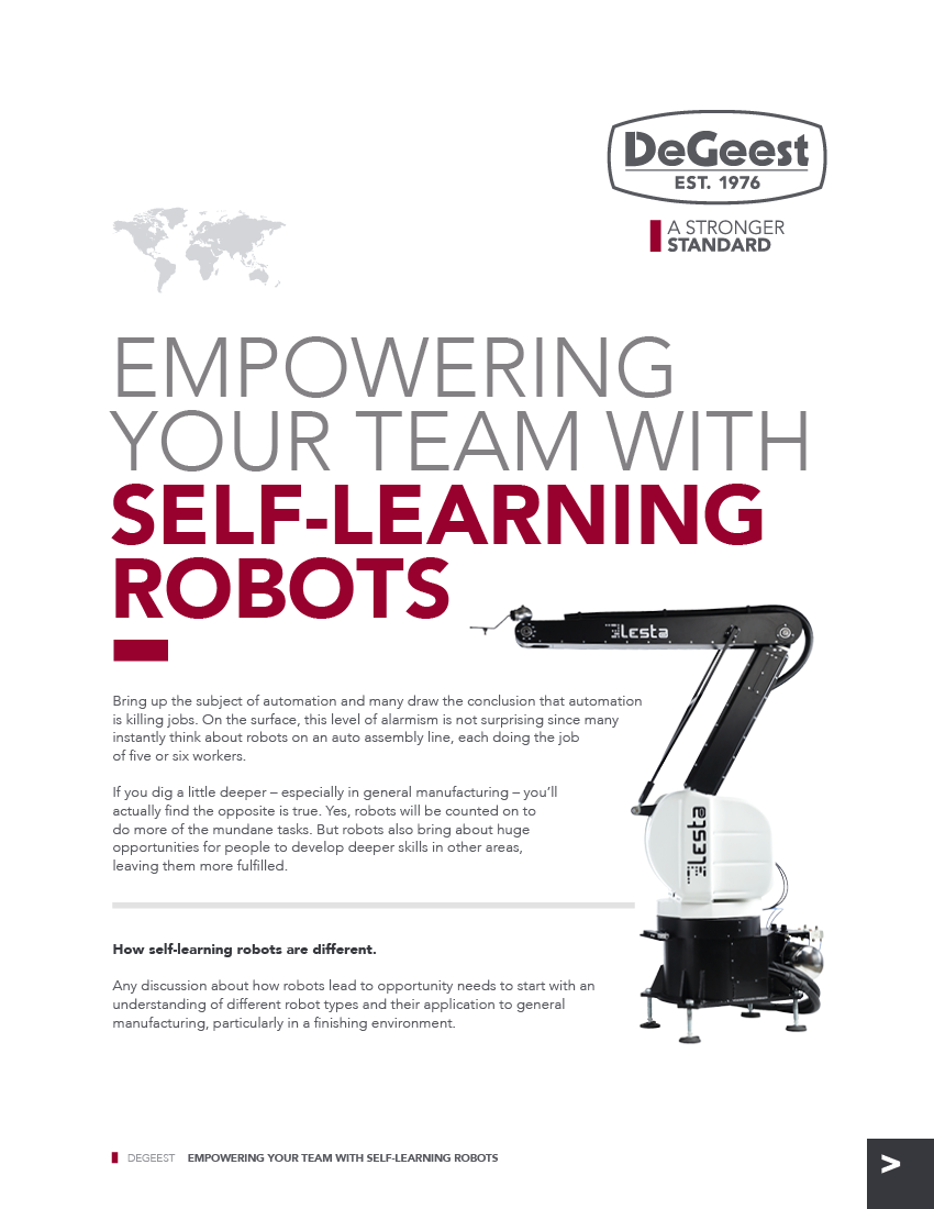 empowering your team with self-learning robots